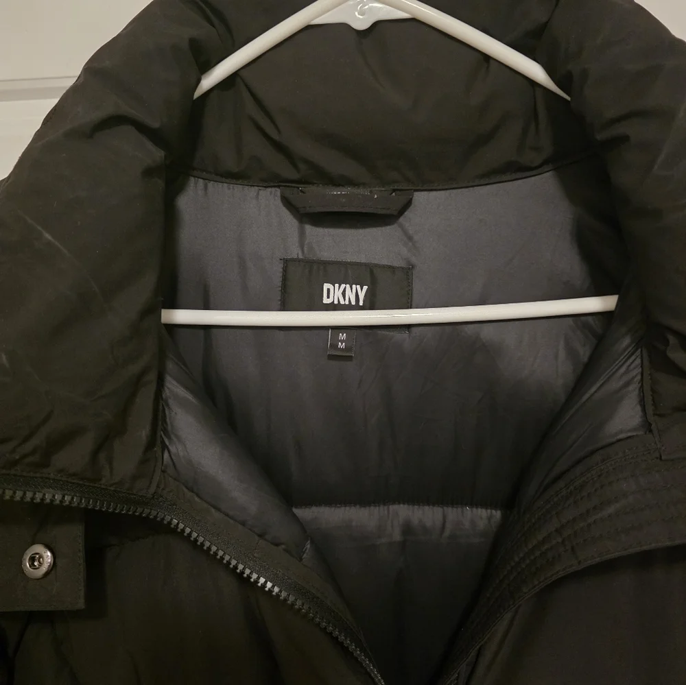 DKNY Winter Coat- Black - Picture 2 of 3